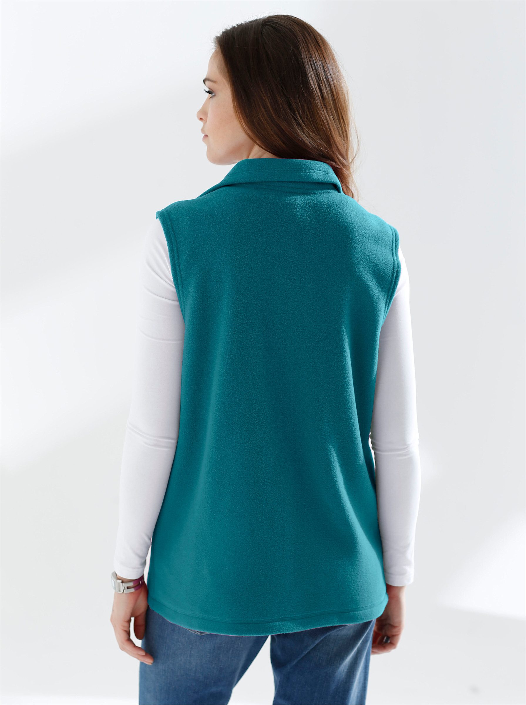 Sieh an! Fleeceweste Fleeceweste . Länge ca. 70 cm günstig online kaufen