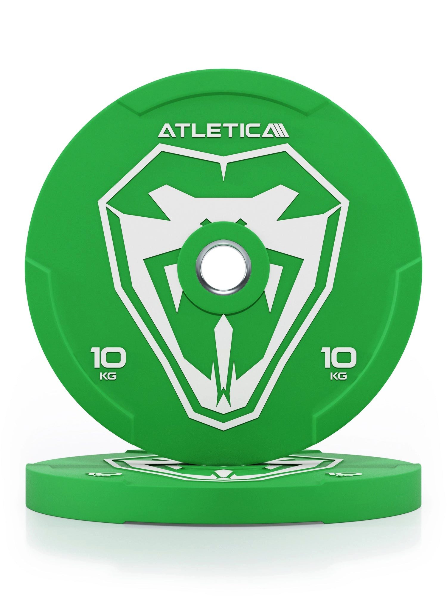 ATLETICA Hantelscheiben Animal Bumper Plates 10kg, Paar