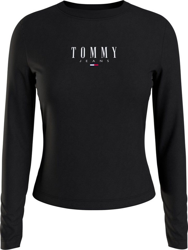 Tommy Jeans Longsleeve TJW BBY ESSENTIAL LOGO 2 LS aus reiner Baumwolle