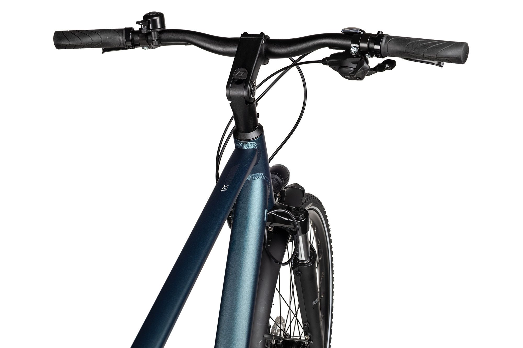 2R Manufaktur City Bike TRX ONE, 8-speed Shimano Nexus 8-speed SG-C6001-8D derailleur, hub gears with freewheel, hydraulic disc brakes, blue