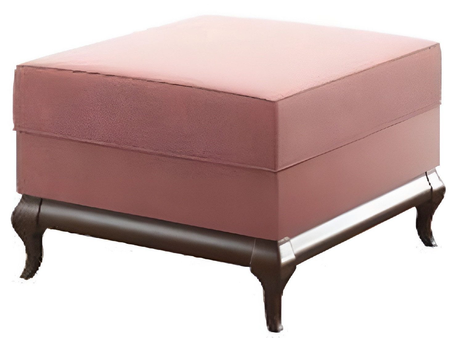 Xlmoebel Hocker Designer-Hocker in Rosa, quadratisch, modernes Design (Hocker), Hergestellt in Europa