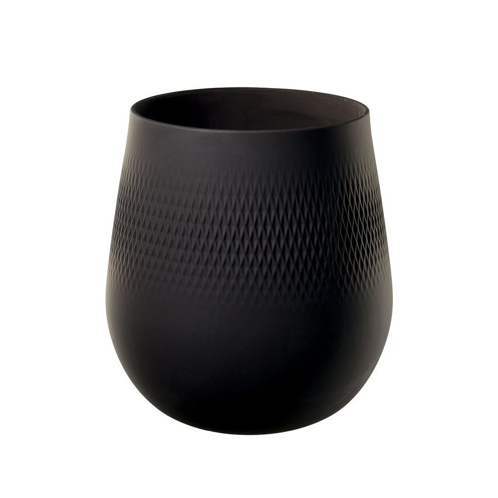 Villeroy & Boch Dekovase Manufacture Collier noir Vase Carré groß (1 St)