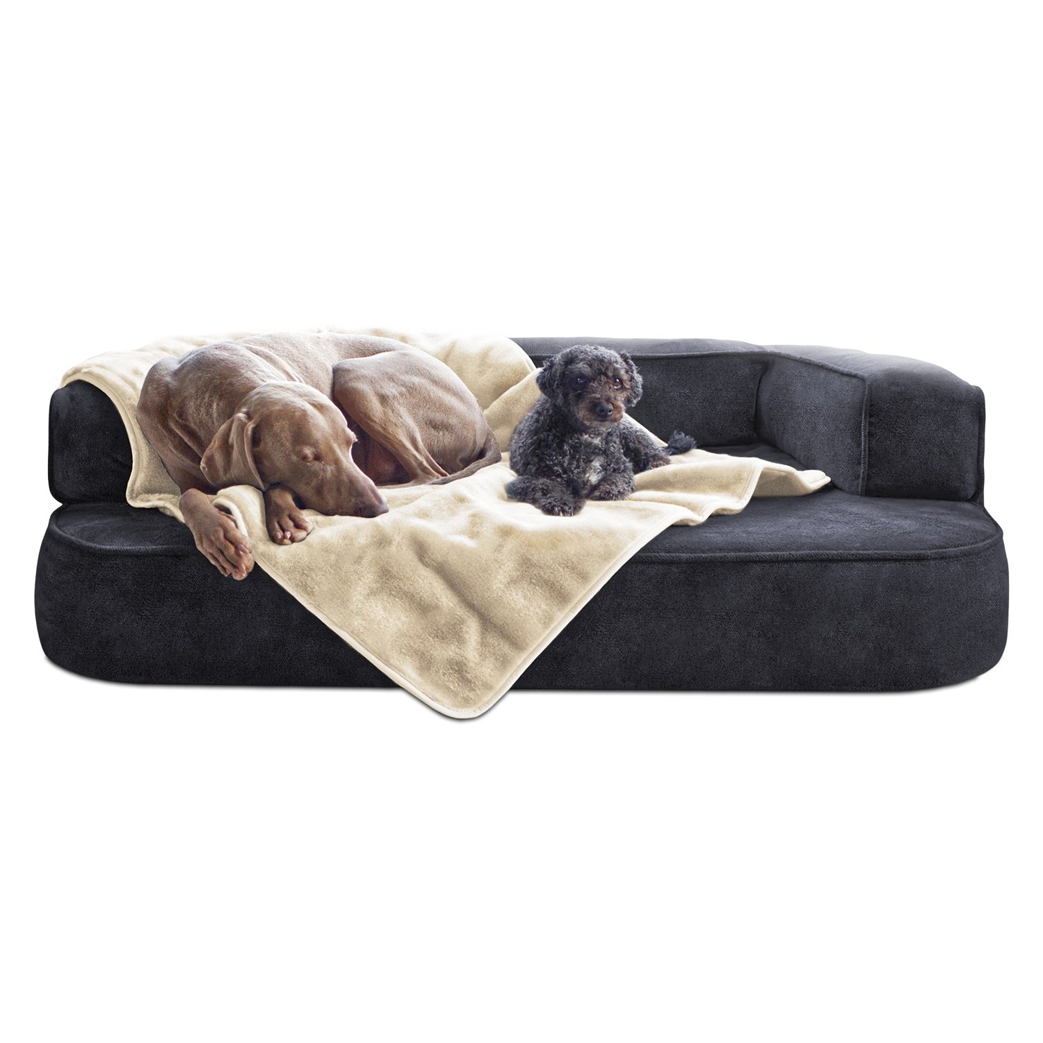 tierlando® Tierdecke Hundedecke LILLY Flauschige Haustier-, Welpen-, Katzen-, Plüschdecke, Kuschelweich, Waschbar