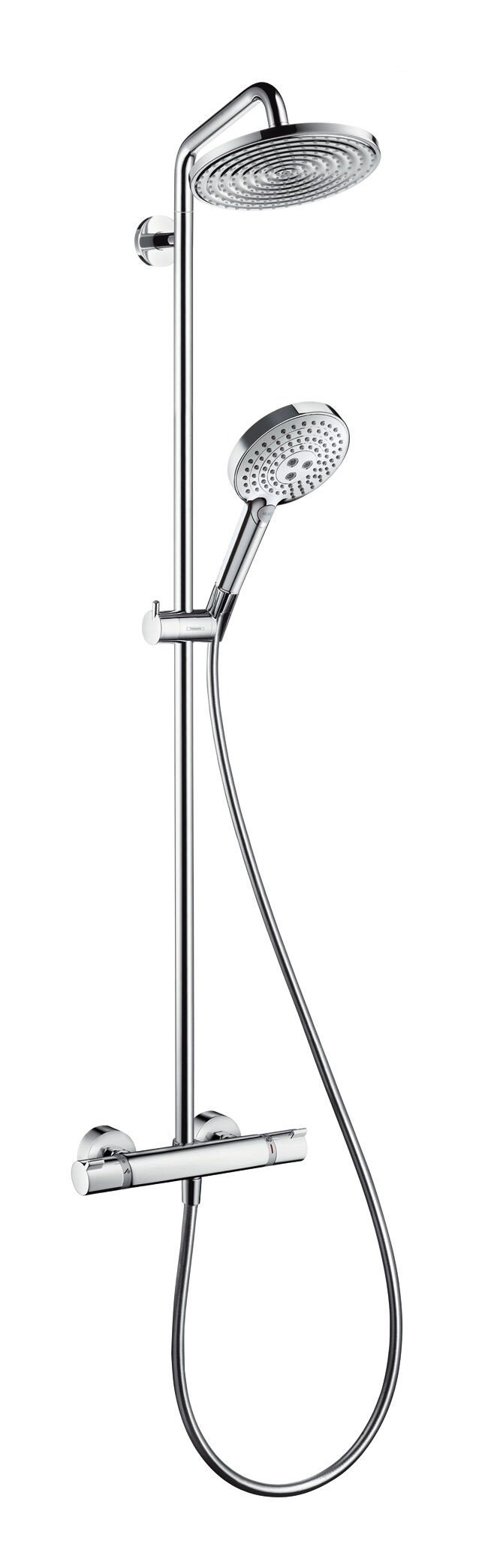 hansgrohe Duschsystem - S Showerpipe, 121.2 1jet 240 Raindance cm, Höhe Chrom mit Thermostat