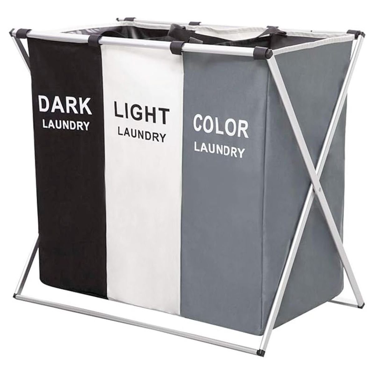 König Design Wäschesortierer faltbarer Wäschesortierer Wäschekorb Wäsche Bo günstig online kaufen