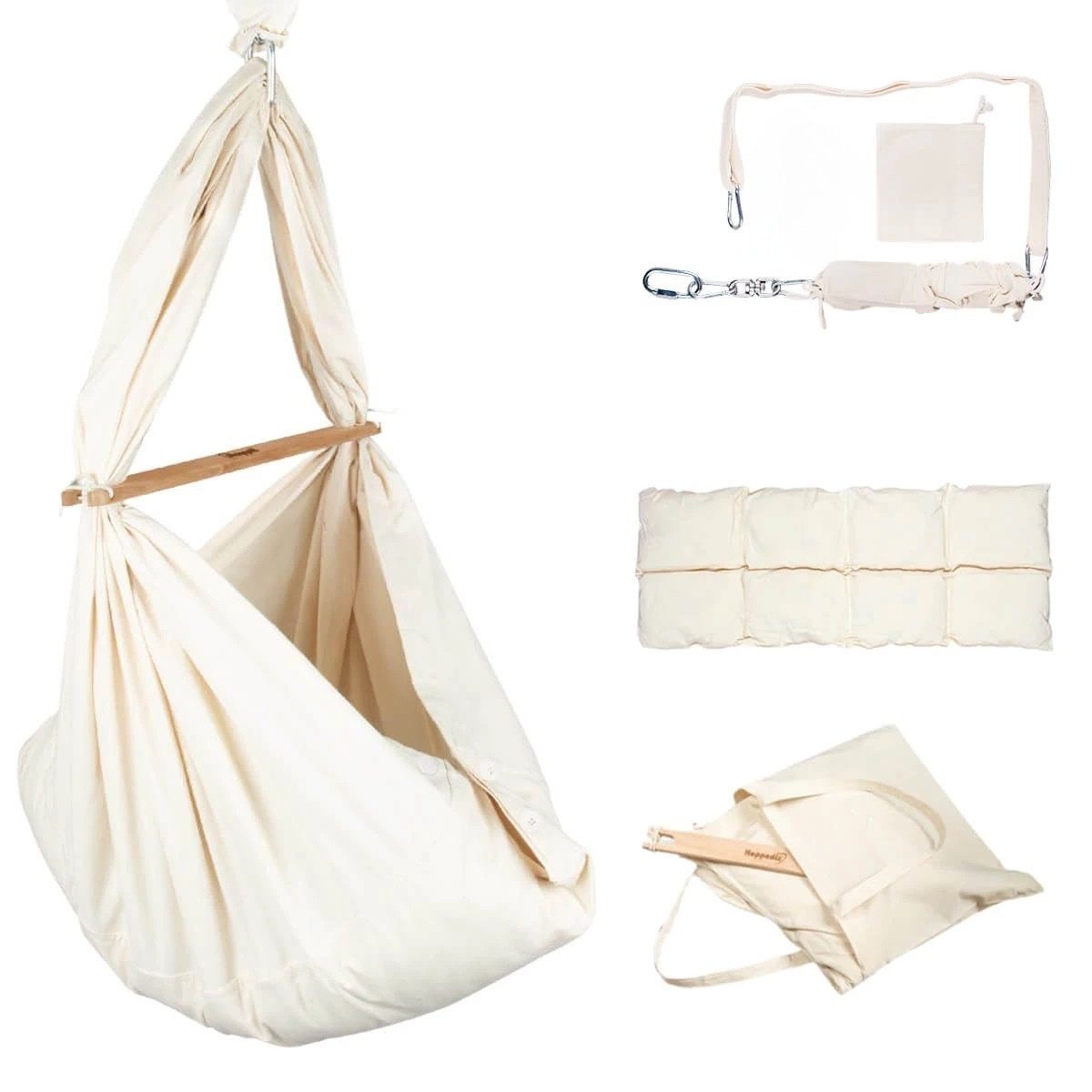 Hoppediz Federwippe Komplett-Set Baby-Federwiege