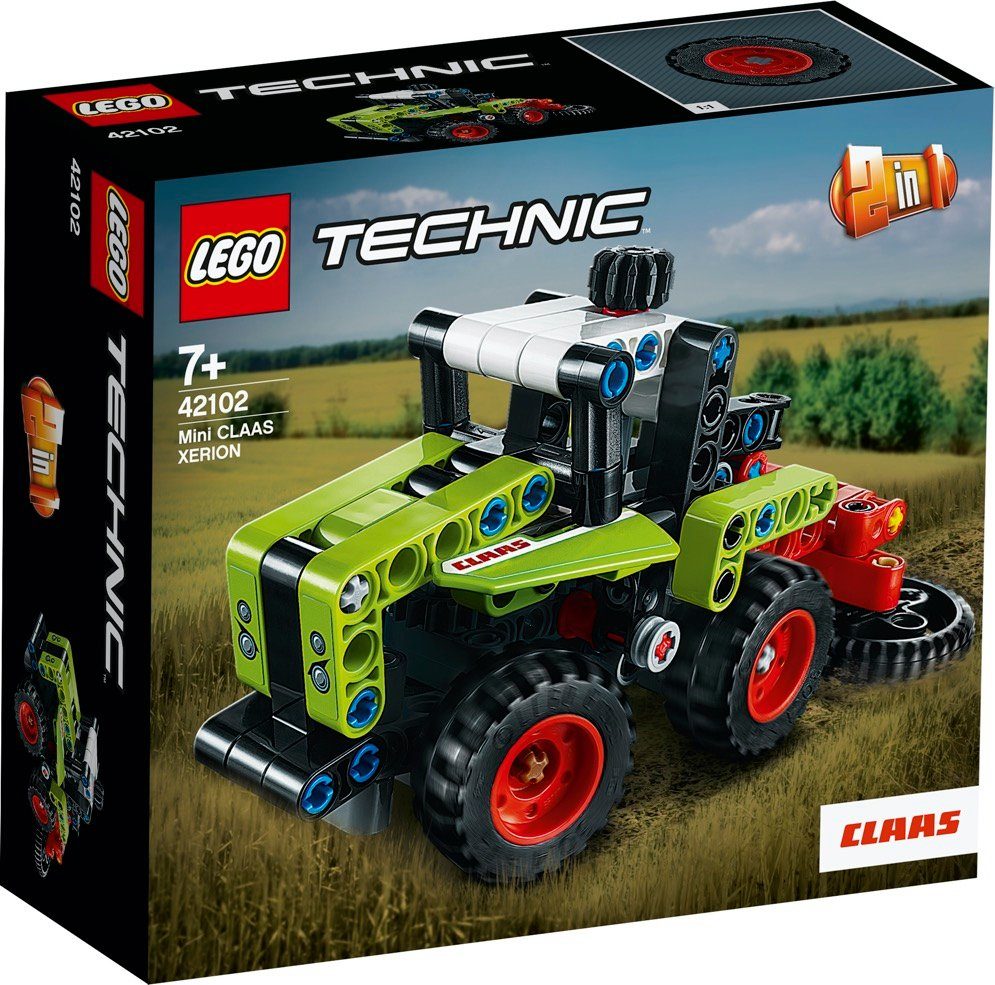 LEGO® Konstruktions-Spielset Technic 42102 Mini CLAAS XERION, (130 St)