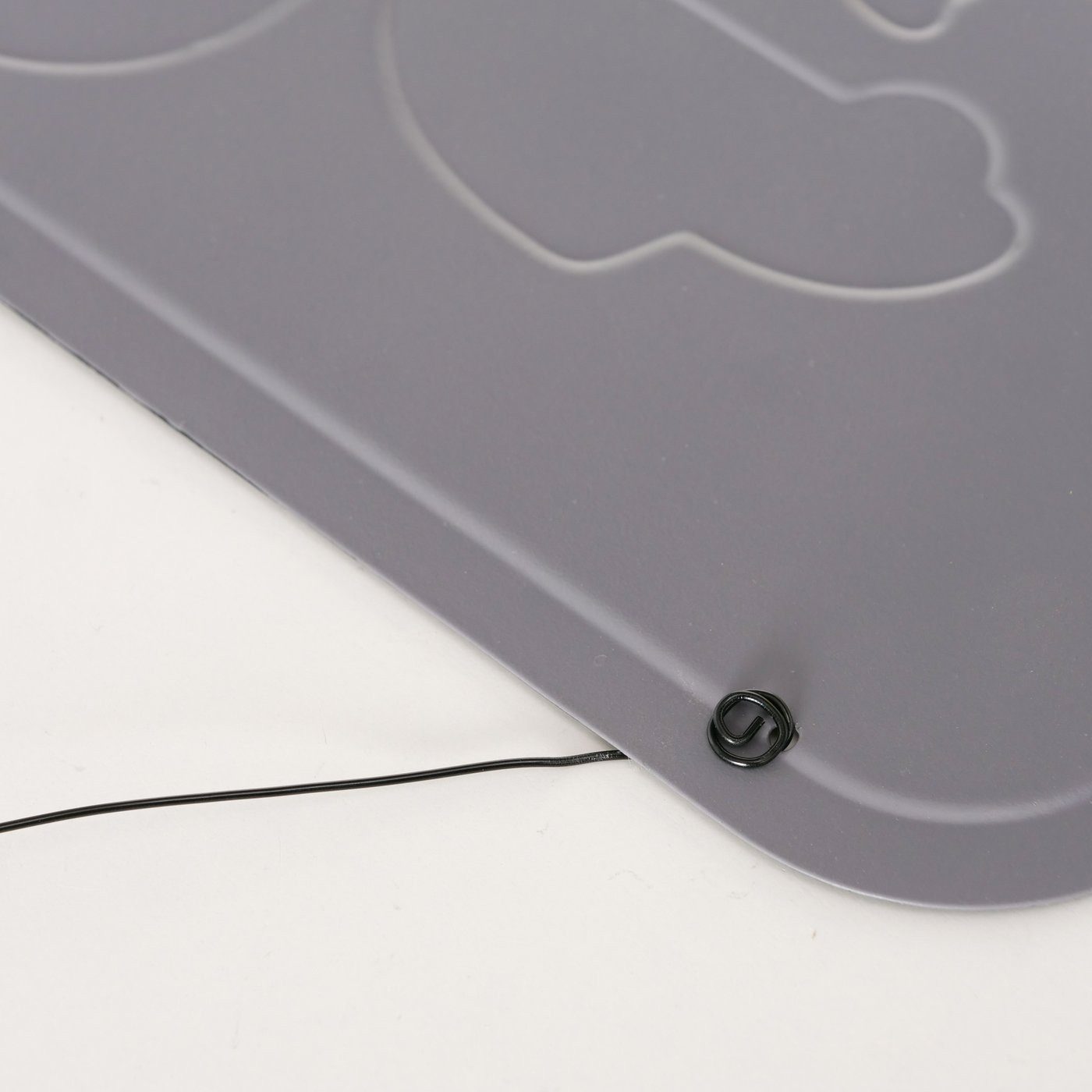 BOLTZE Metallschild 2er Set Metallschild „Happy Camper“ – Camping Schild 30x12 cm, (2 St)