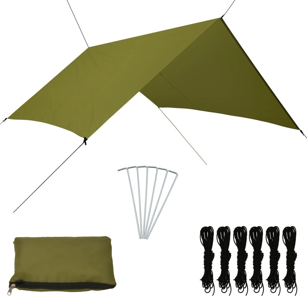 Tarp-Zelt Outdoor-Tarp 3x2,85 m Grün