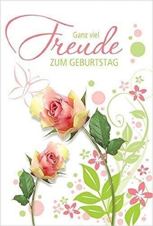 HOME FASHION Geburtstagskarten Geburtstagskarte "Freude zum Grußkarten Geburtstag"