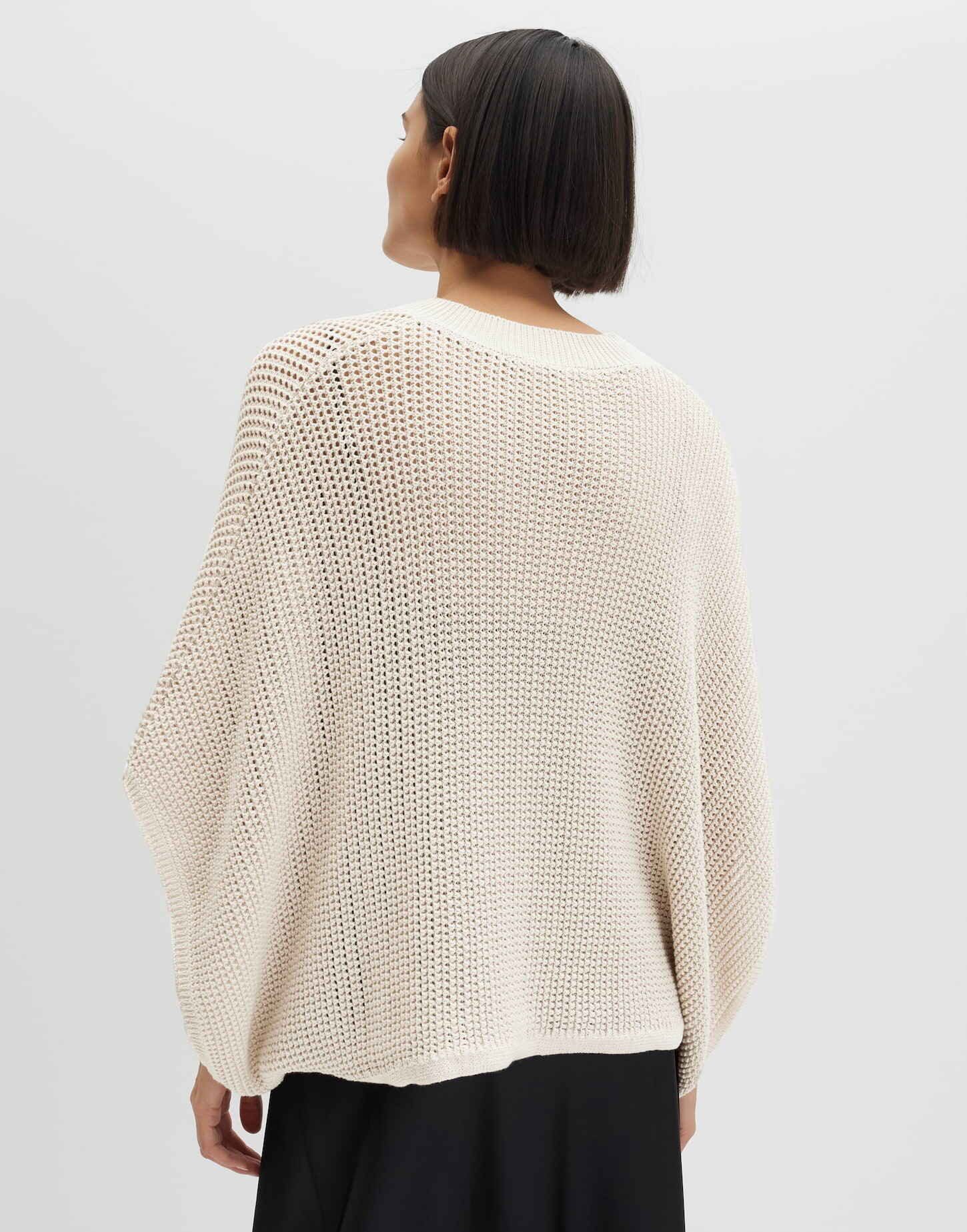 someday Poncho Basona cape aus Strick mit weichem Griff