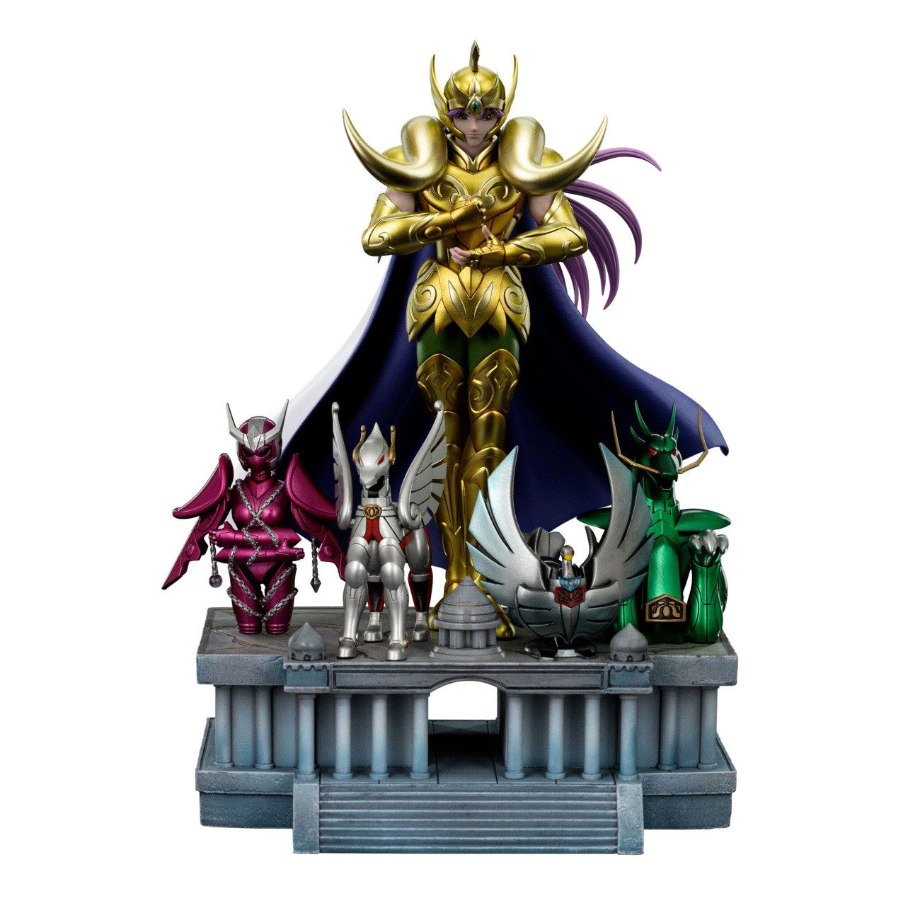 Iron Studios Merchandise-Figur Saint Seiya Art Scale Statue 1/10 Aries Mu Deluxe 27 cm