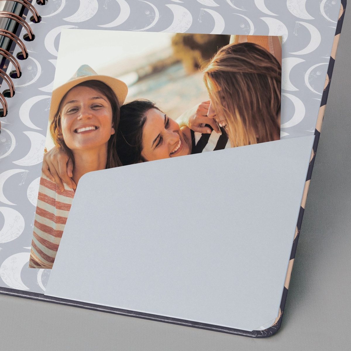 Sigel Notizbuch Spiral-Notizbuch Jolie Dot-Lineatur A5 Moonlight Melody 240 Seiten 120