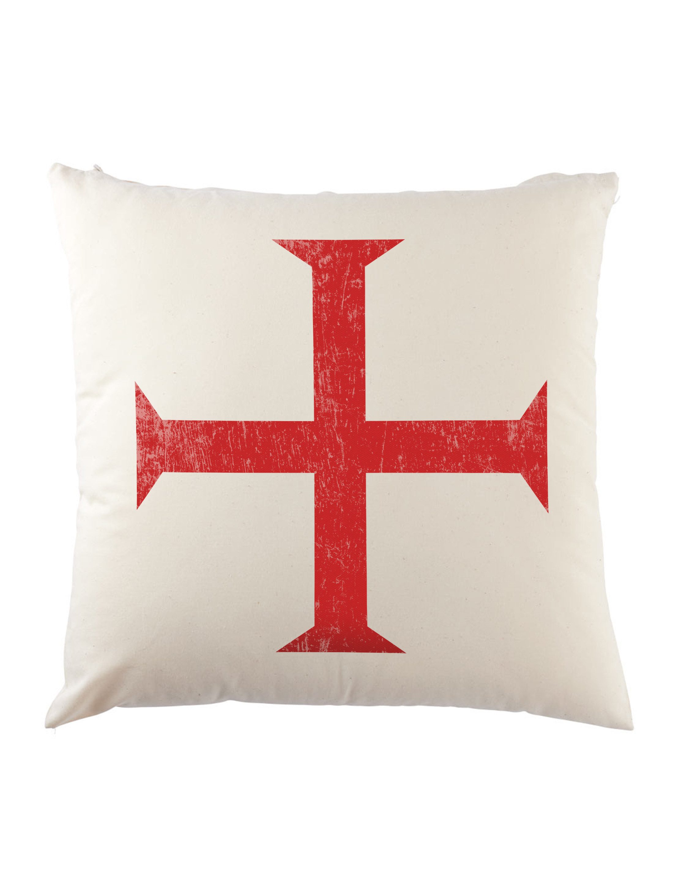Dekokissen Templar Cross II Dekokissen Rotes Templer Orden Kreuz Templerorden