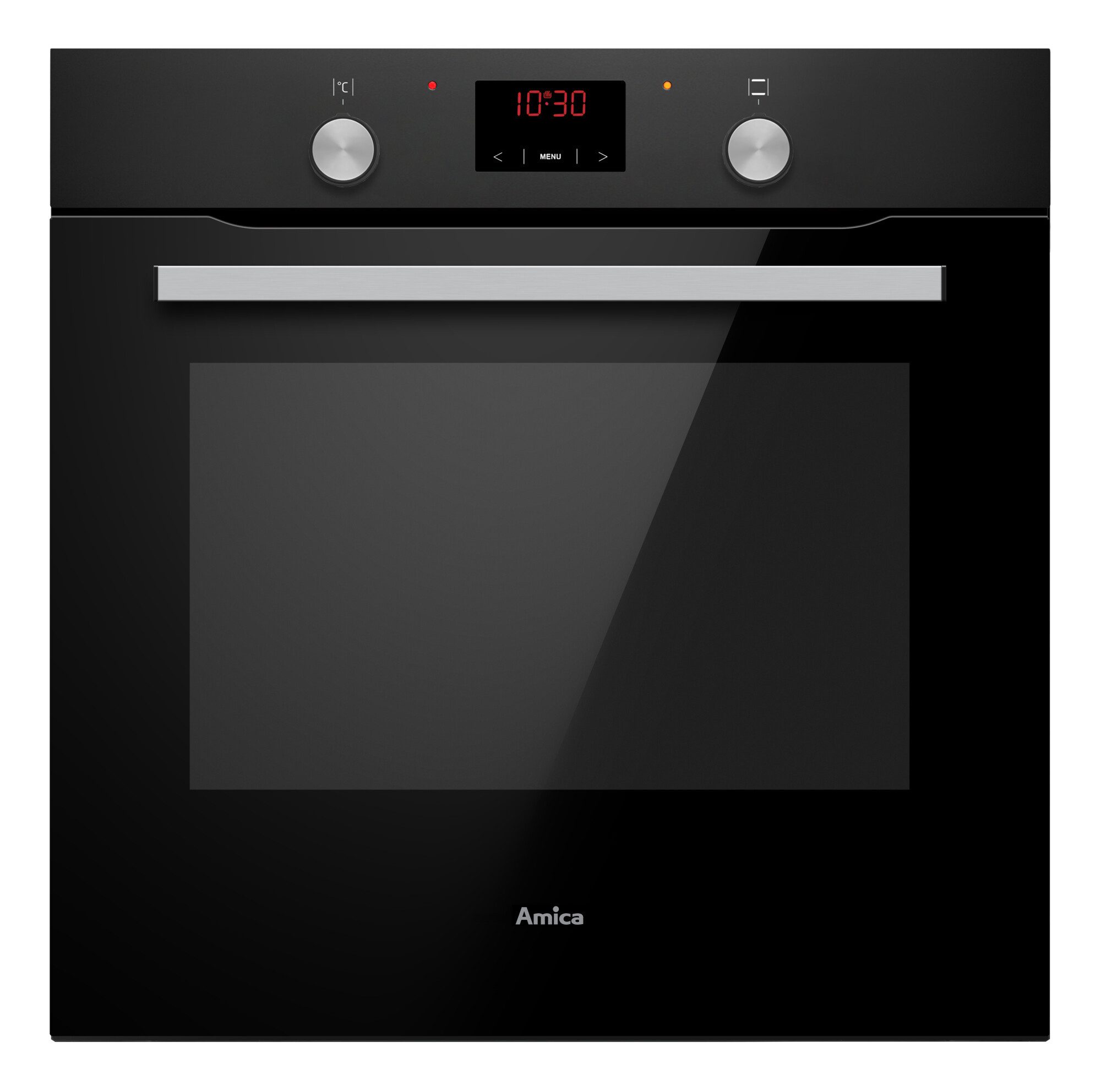 Amica Einbaubackofen ABE 9431 SM, mit Teleskopauszug nachrüstbar, Steam Clean, Viel Platz, sichere Tür und einfache Reinigung für entspanntes Backen