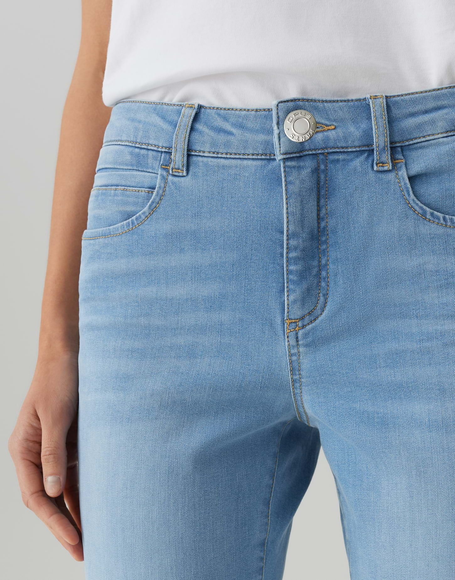 OPUS PANTS Skinny-fit-Jeans ENJA BRIGHT mit Power Stretch
