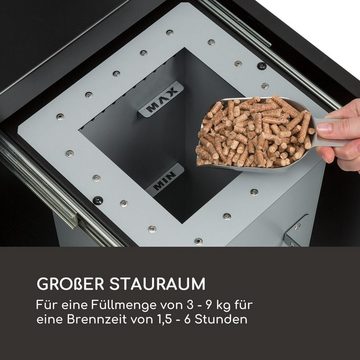 blumfeldt Heizstrahler Heat Hunter, 12200 W, Pellet Heistrahler Terrasse Garten Terrassenheizer Pellet Heizpilz