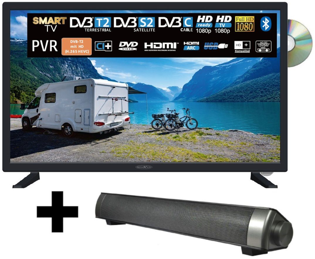 Reflexion LDDW27i+ LEDFernseher (69,00 cm/27 Zoll, Full HD, SmartTV, DC IN 12 Volt / 24 Volt