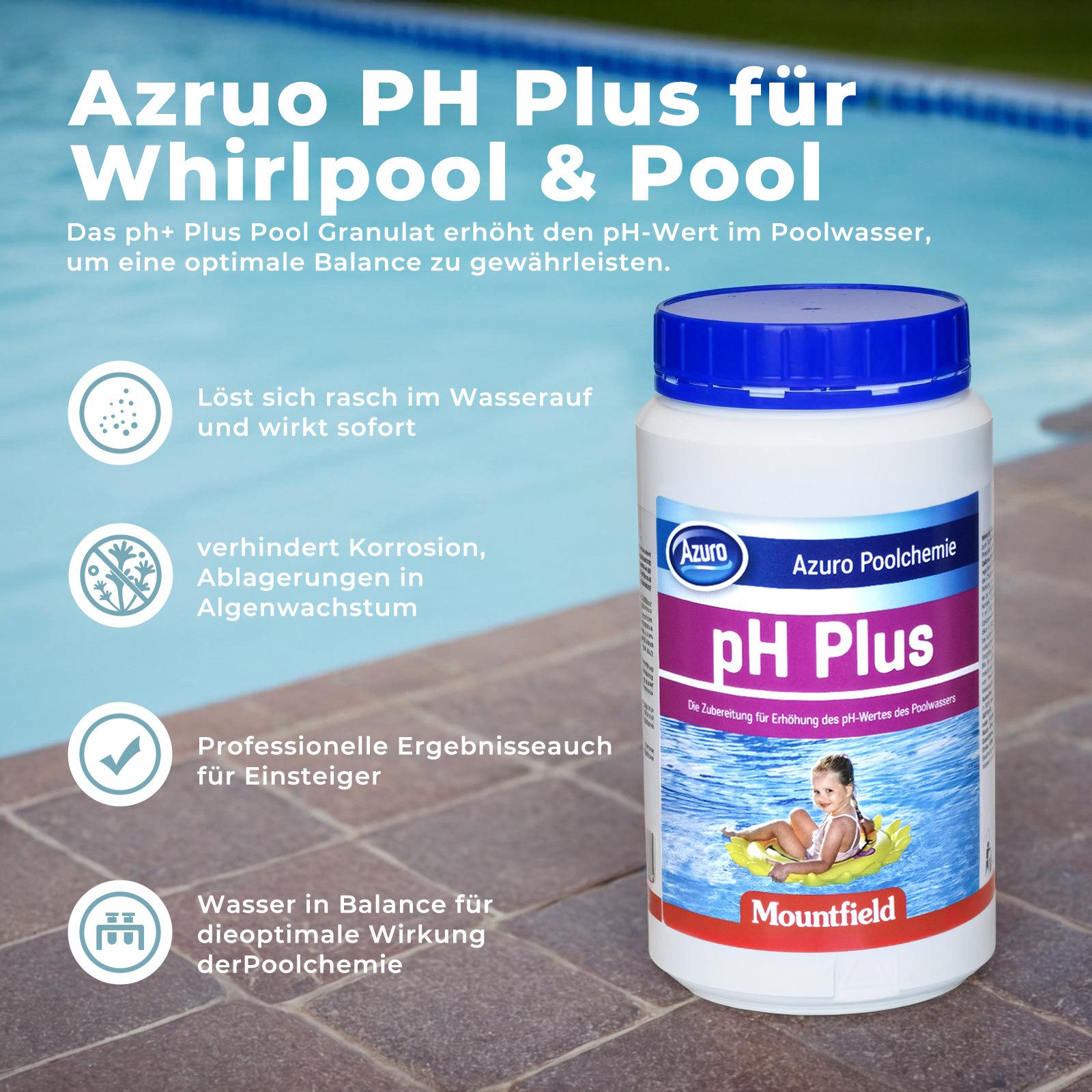 Azuro Poolpflege PH Plus Whirlpool & günstig online kaufen