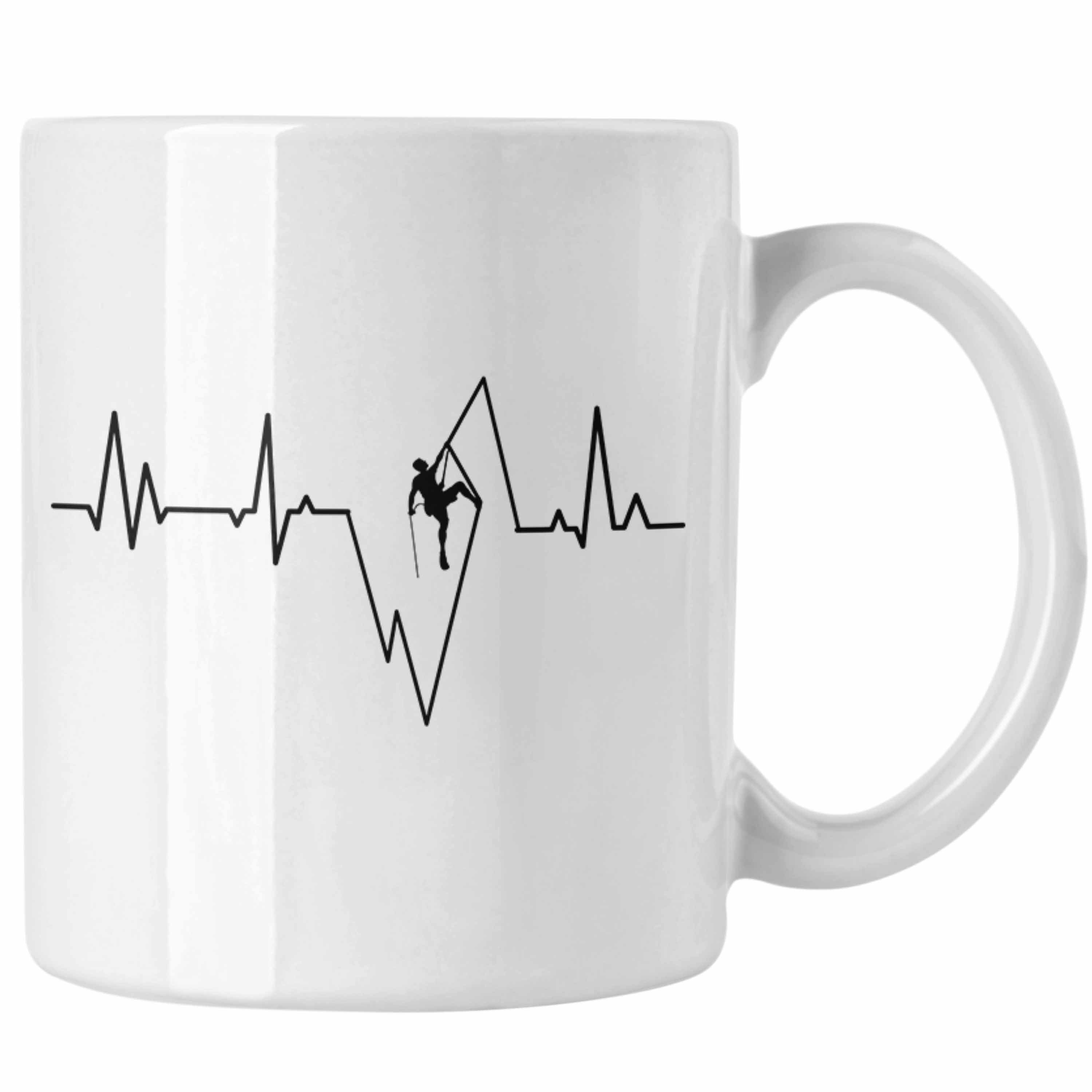 Trendation Tasse Trendation - Klettern Tasse Geschenk Outdoor Klettern Geschenkidee für