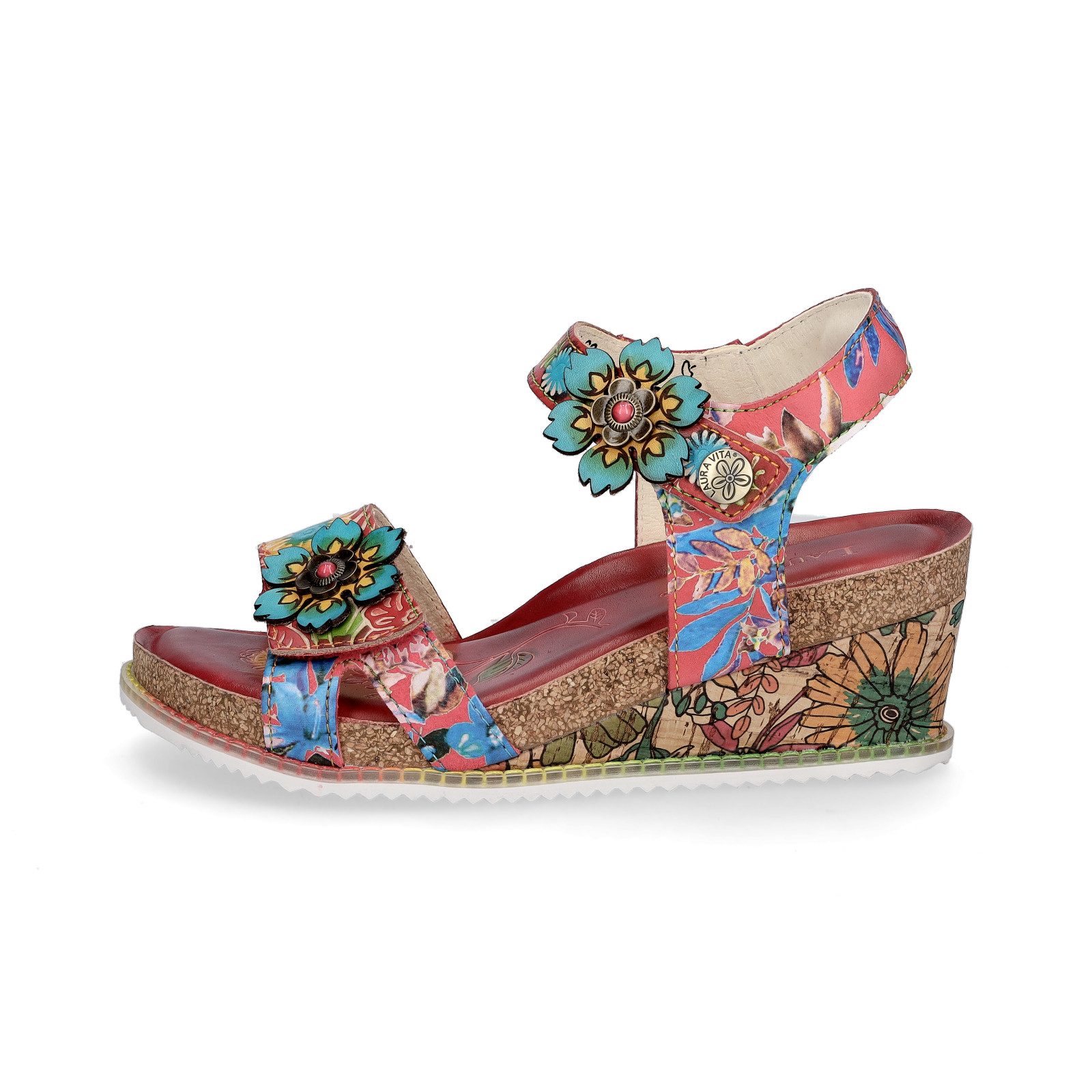 LAURA VITA Laura Vita Damen Sandalette rot Sandale günstig online kaufen