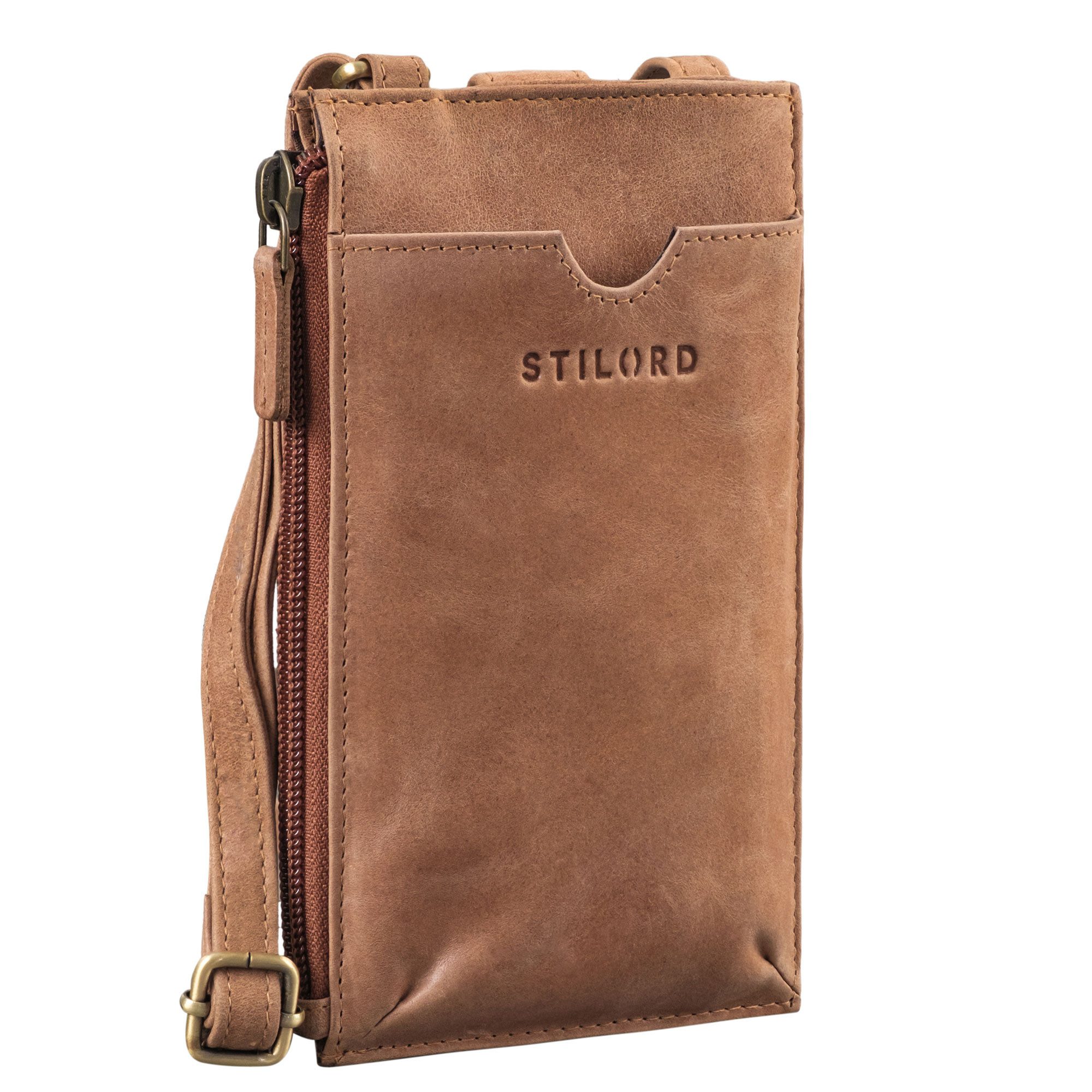 Handtasche "Tali" 3-in-1 Leder Handytasche mit Geldbörse zum Umhängen für Damen