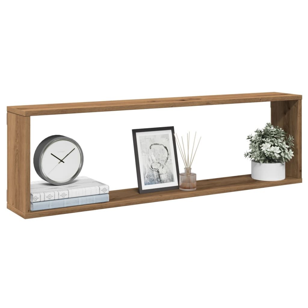 vidaXL Regal, Würfel-Wandregale 2 Stk. Artisan-Eiche günstig online kaufen