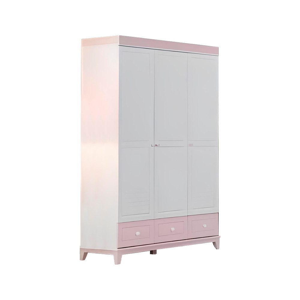 Xlmoebel Kleiderschrank Bunter Holzschrank mit viel Stauraum für modernes Schlafzimmer (1-St., Kleiderschrank) Hergestellt in Europa