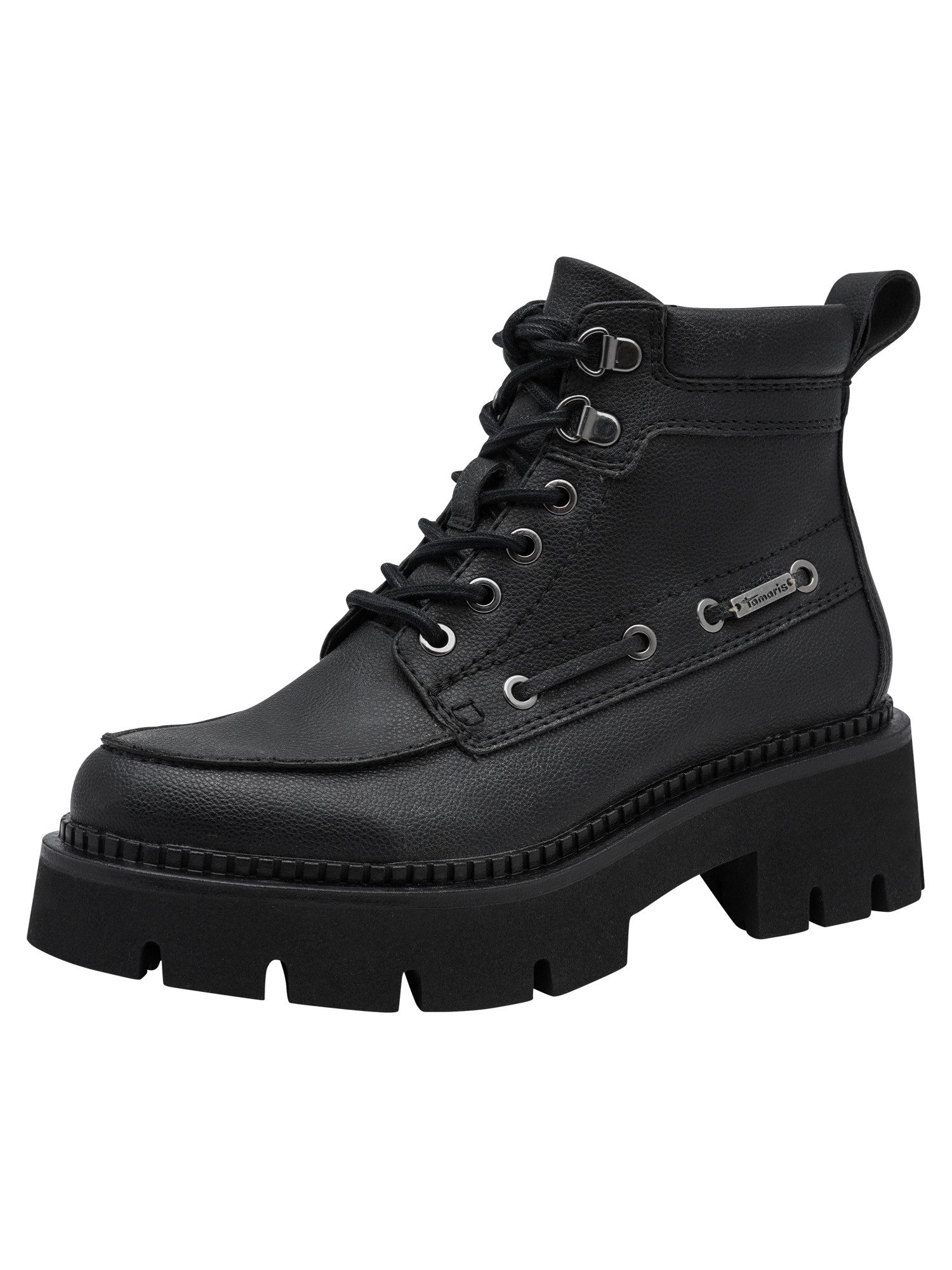 Tamaris TOUCH-IT mit Absatz kein Absatz 1-25211-47 Schnürstiefelette TOUCH-IT