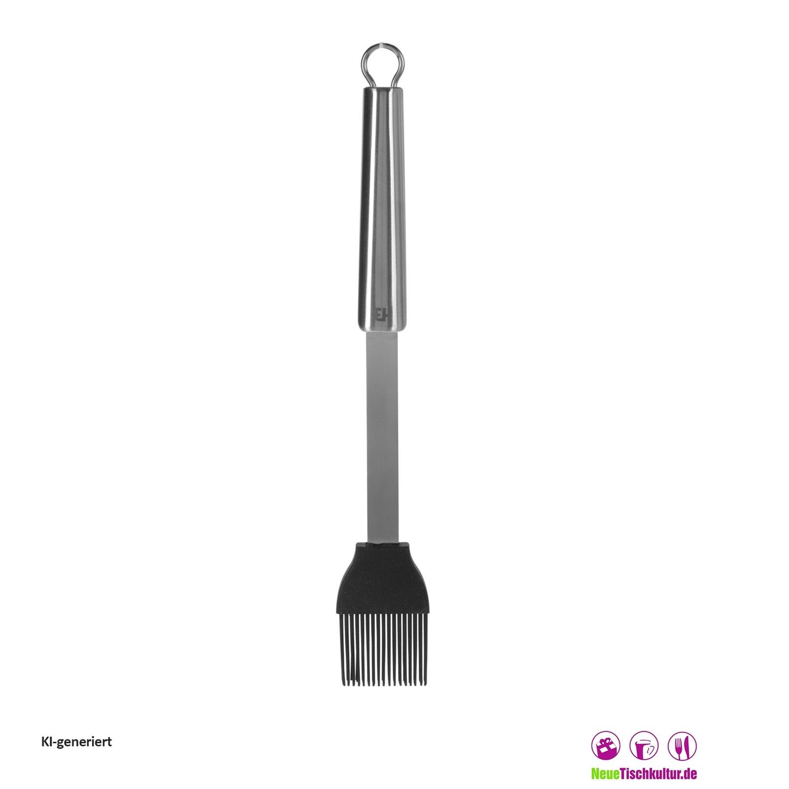 Neuetischkultur Backpinsel Backpinsel Edelstahl mit Silikon, Marinadepinsel Grillpinsel