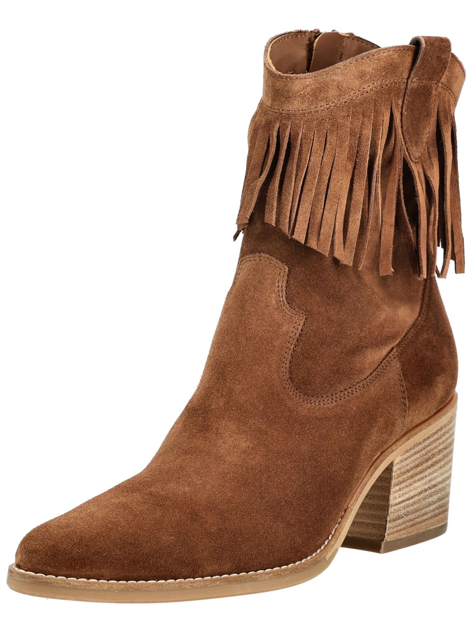 Paul Green Paul Green Stiefelette Veloursleder Bikerboots günstig online kaufen