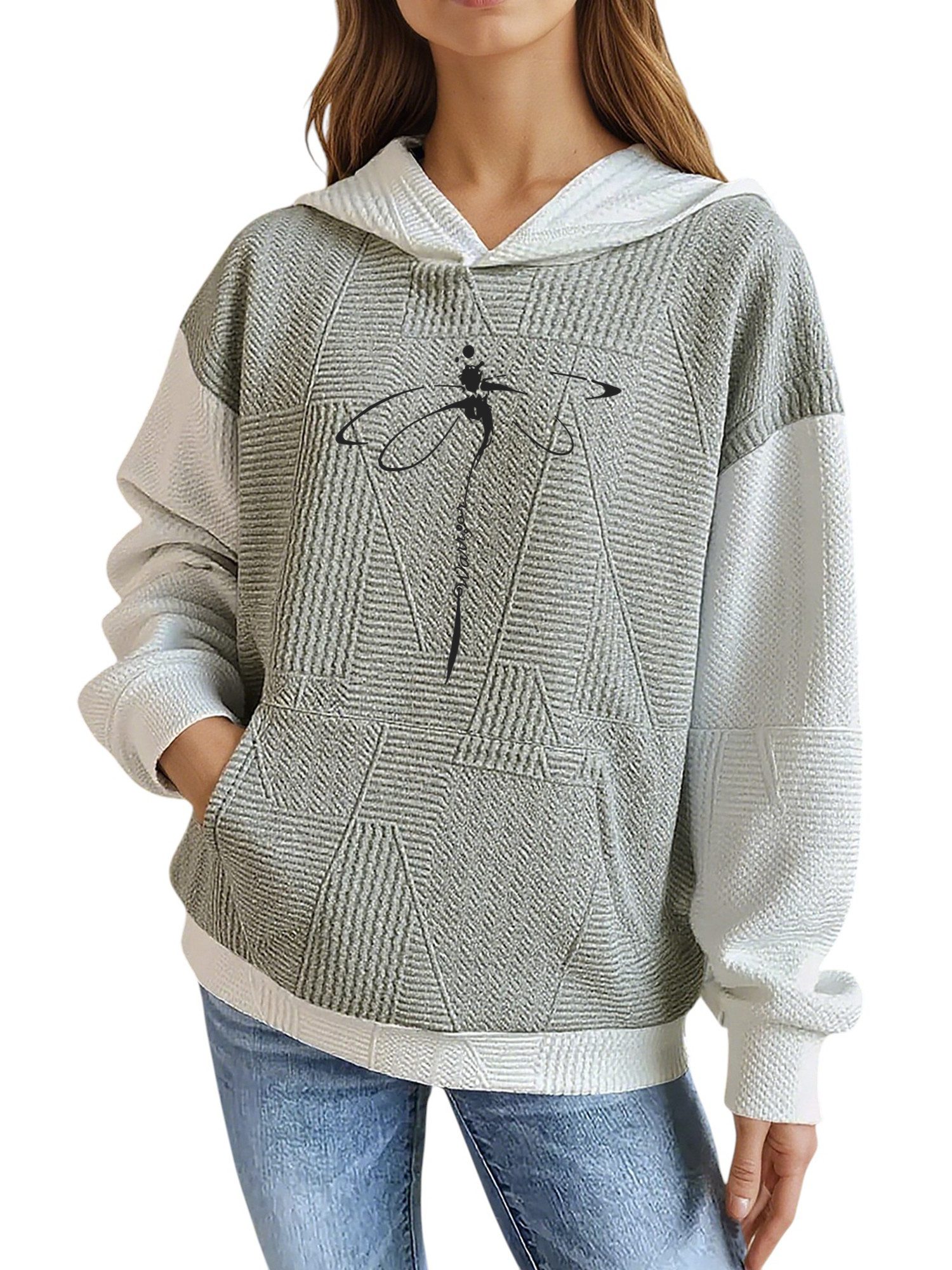 PYLIKE Kapuzenpullover Damen Casual Wintermode Hoodie günstig online kaufen
