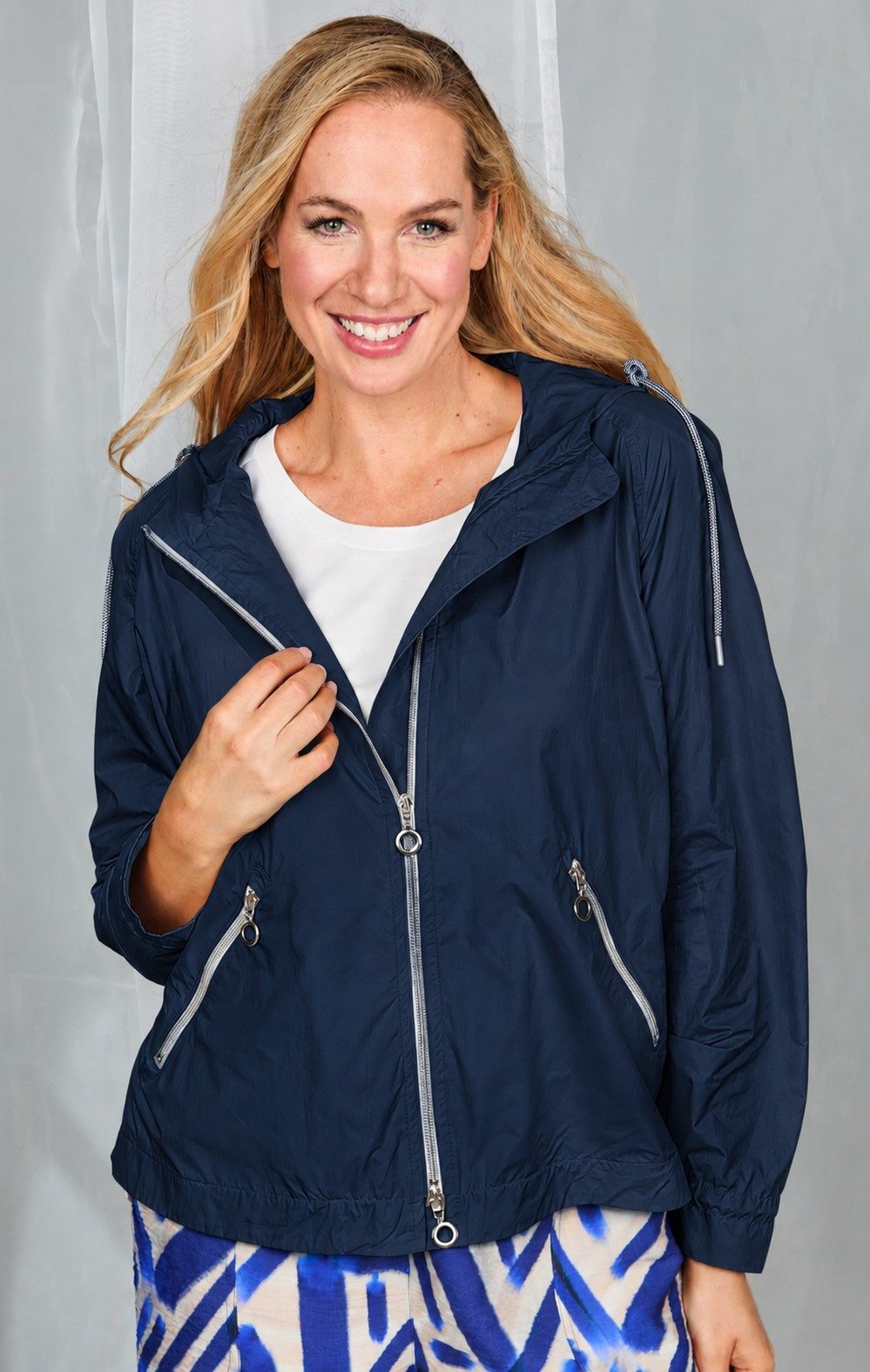 Mona Lisa REDLINE Outdoorjacke Große Größen - blue moments Leichte Jacke in moderner, cleanen Optik - water repellent