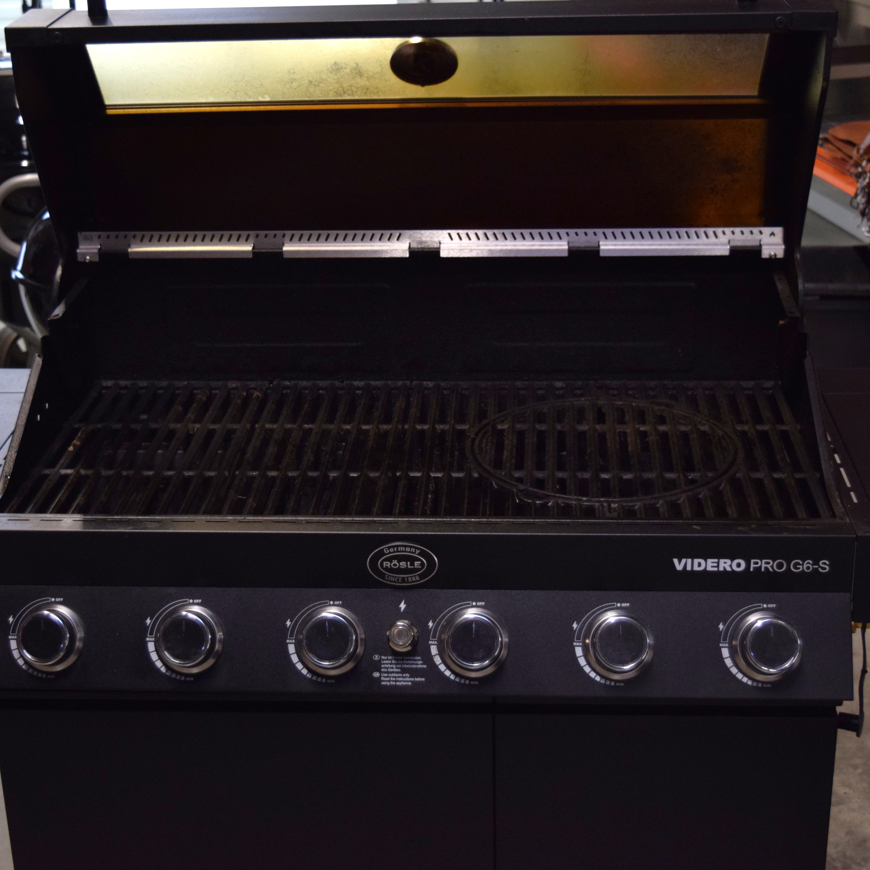 Grillrost.com BBQ Grillrost BBQ Windabweiser passend für Rösle Videro G6, Made in Germany