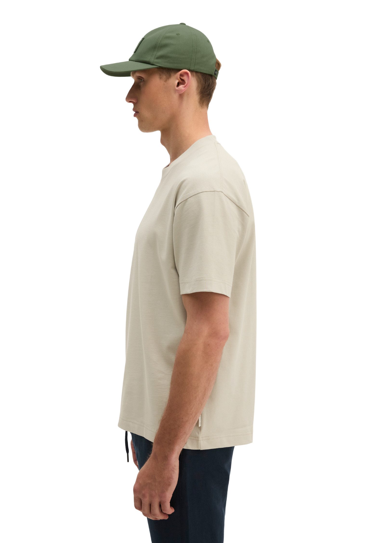 Marc O'Polo T-Shirt aus schwerem Bio-Baumwoll-Jersey