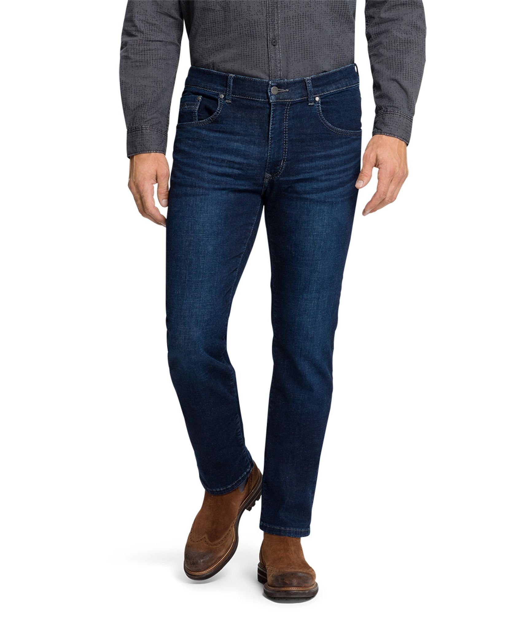 6815 16741.6509 dark Pioneer buffies 5-Pocket-Jeans hohe used Elastizität Jeans Authentic blue PO