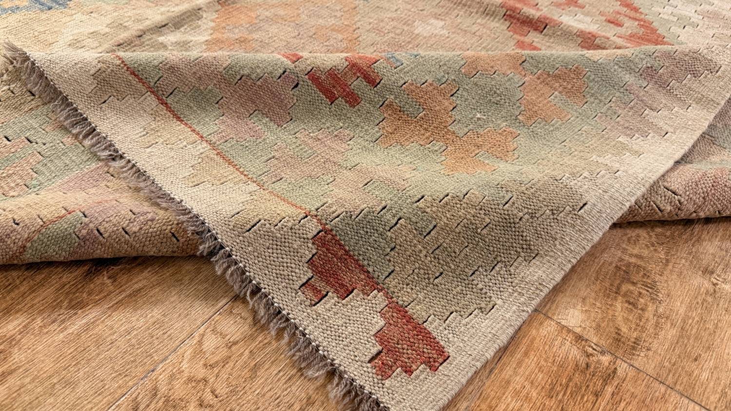 Rug Studios Teppich KELIM ORIGINAL HANDGEARBEITET, Rechteckig, Höhe: 5 mm, Handgefertigt, 202 x 290 cm, Multi