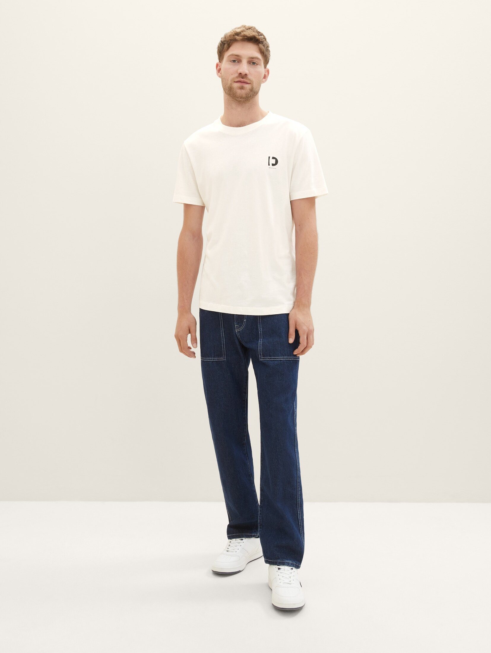 Straight Comfort Jeans Straight-Jeans TAILOR recycelter TOM mit Baumwolle