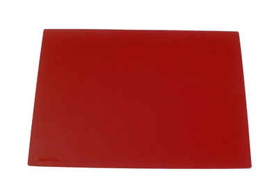Livepac Office Schreibtischunterlage Schreibtischunterlage 30x42cm / Farbe: transluzent rot