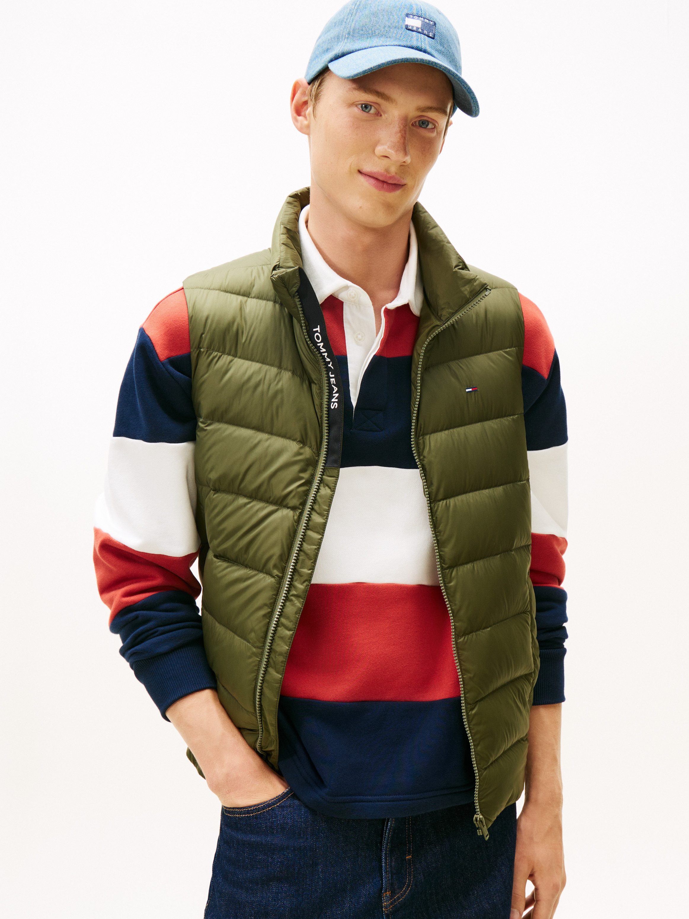 Tommy Jeans Steppweste TJM LT DOWN VEST EXT mit Daunenwattierung