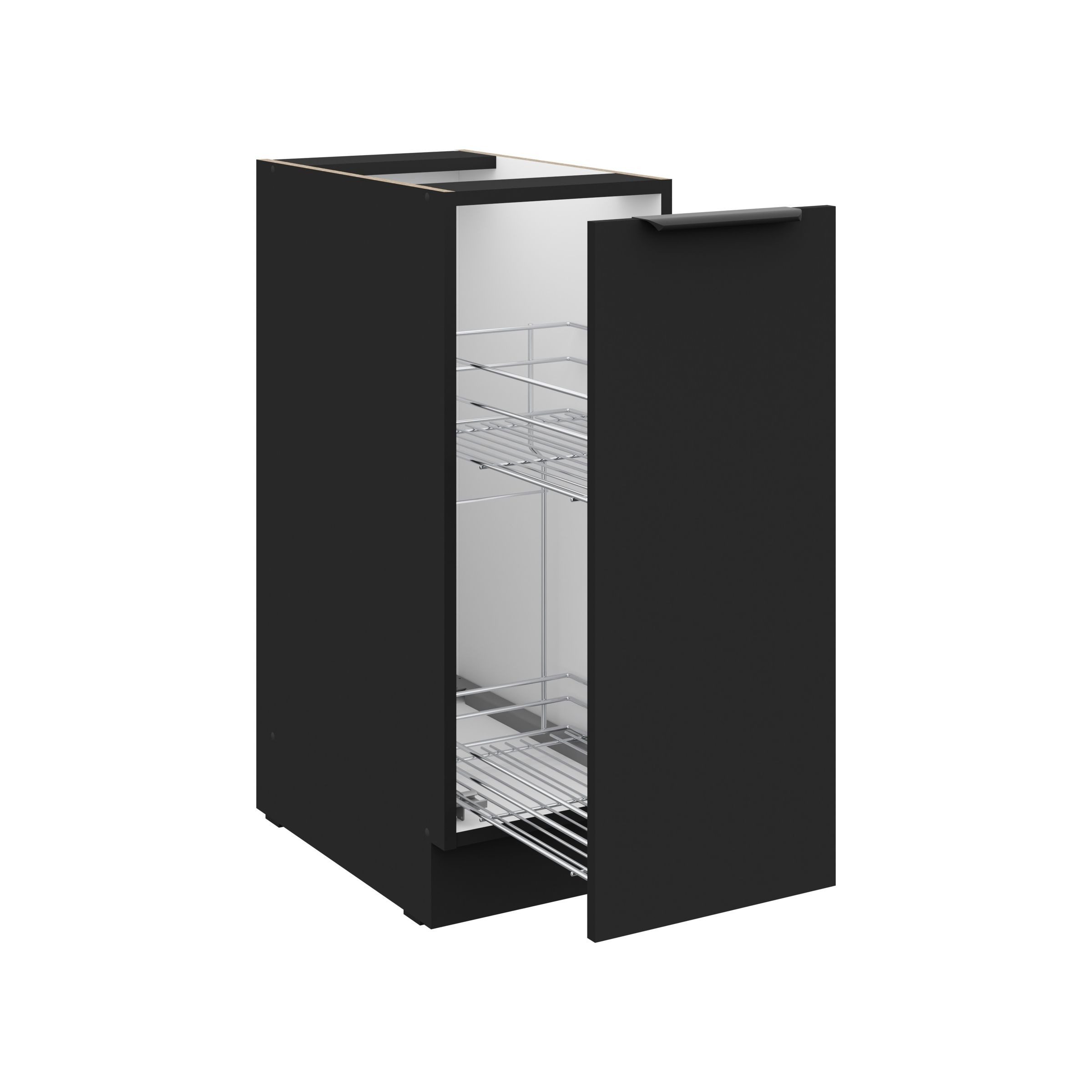 Küchen-Preisbombe Unterschrank Schrankauszug 30 cm Küche SIENA Schwarz Küch günstig online kaufen