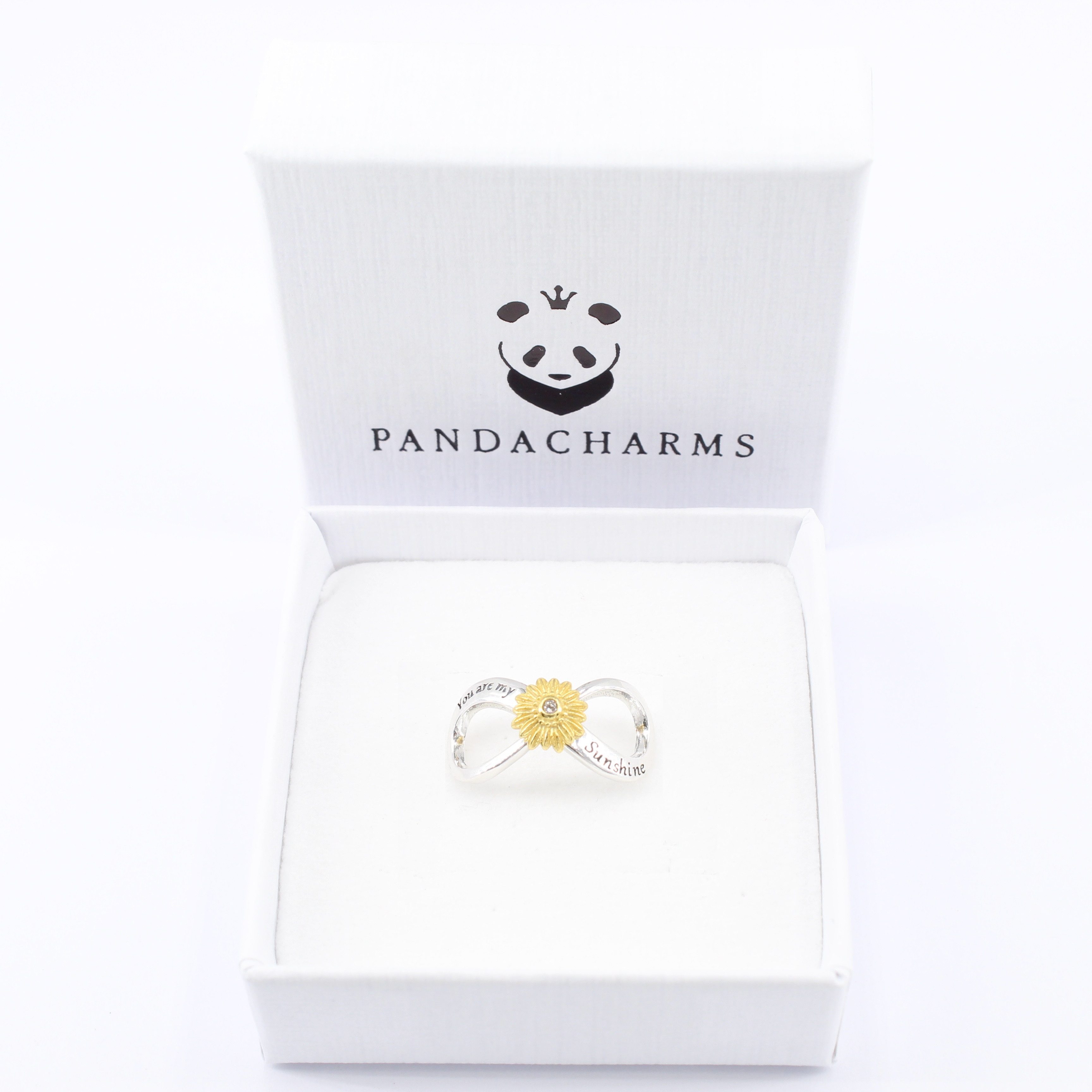 PANDACHARMS Bead Infinity Sunshine Charm für Charm Armband, 925er Silber, Z günstig online kaufen