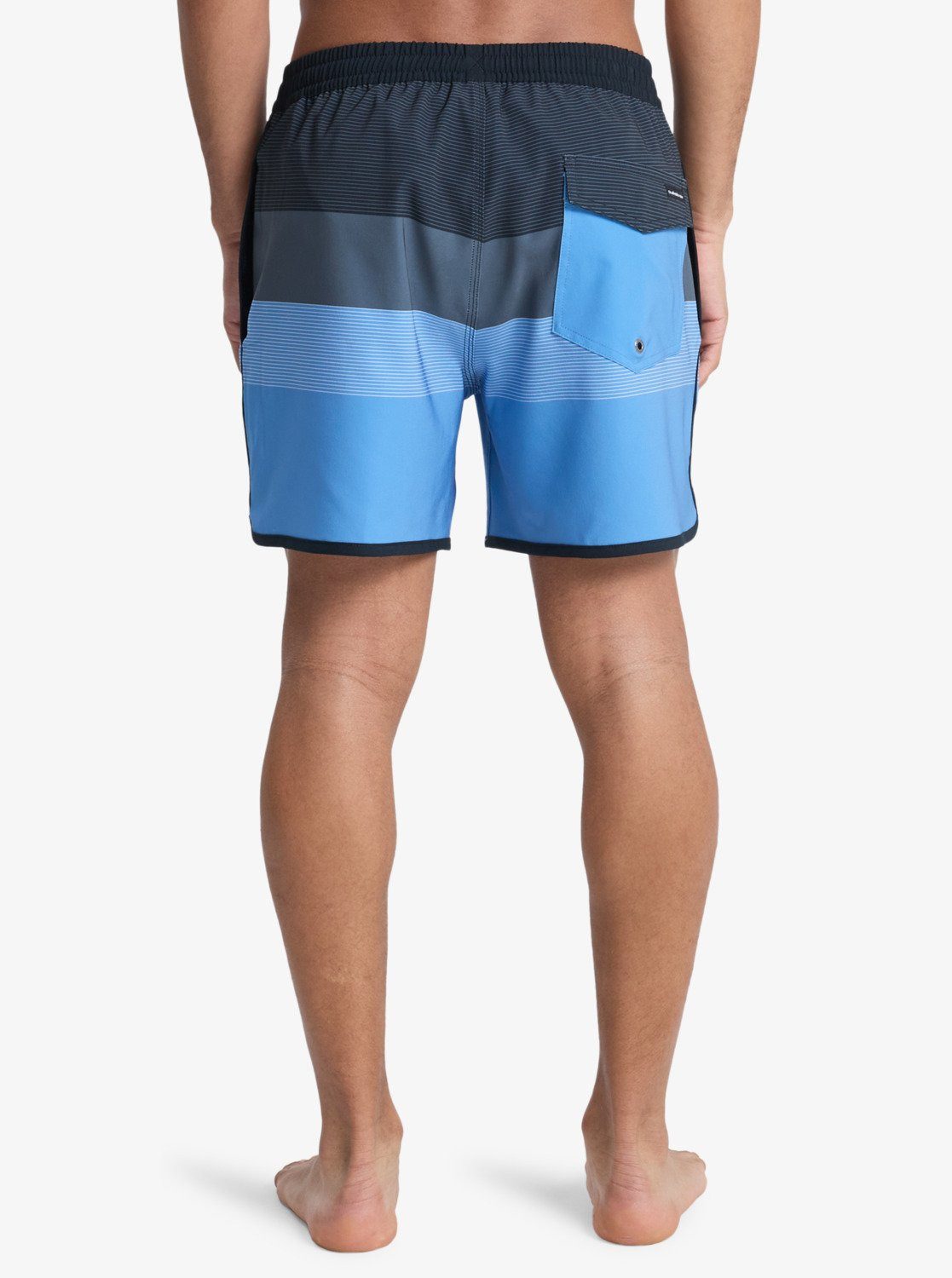 Quiksilver Badeshorts STRETCH SCALLOP VOLLEY 16 schnell trocknendes Material, aus Polyester und Elasthan
