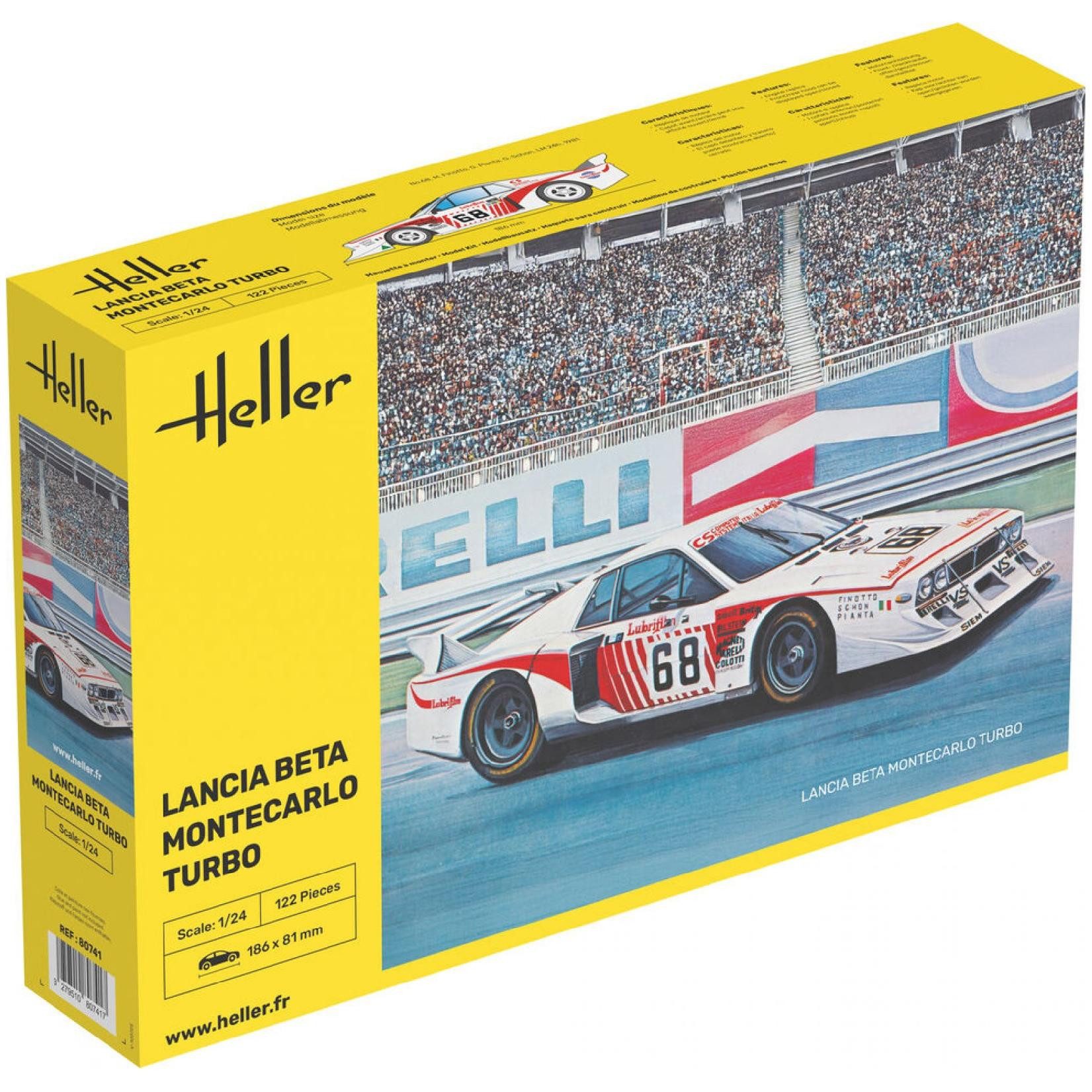 Heller Modellbausatz Lancia Beta Montecarlo Turbo, Maßstab 1:24