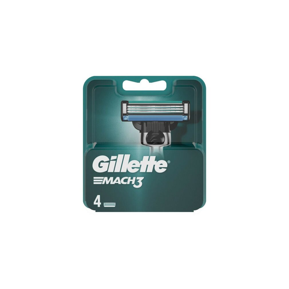 Gillette Rasierklingen Mach3 Men's Razor Blade Refills 4er Pack