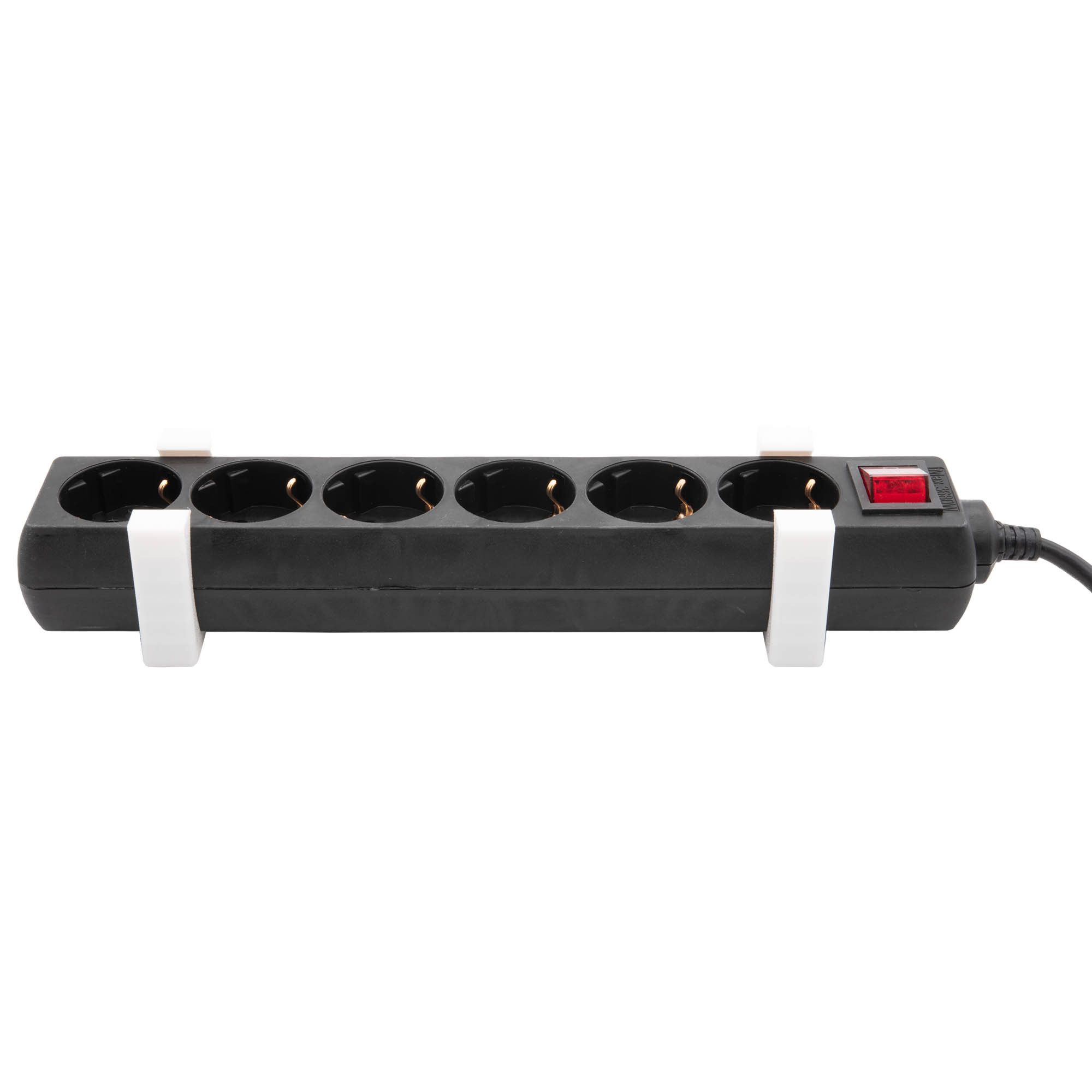 TSB Werk Wandhalterung Steckdosenleiste Halterung Steckdosenhalter Steckdose Steckdosenleiste, Steckdosenhalter, Steckdose, Universal – Bild 4 von 4