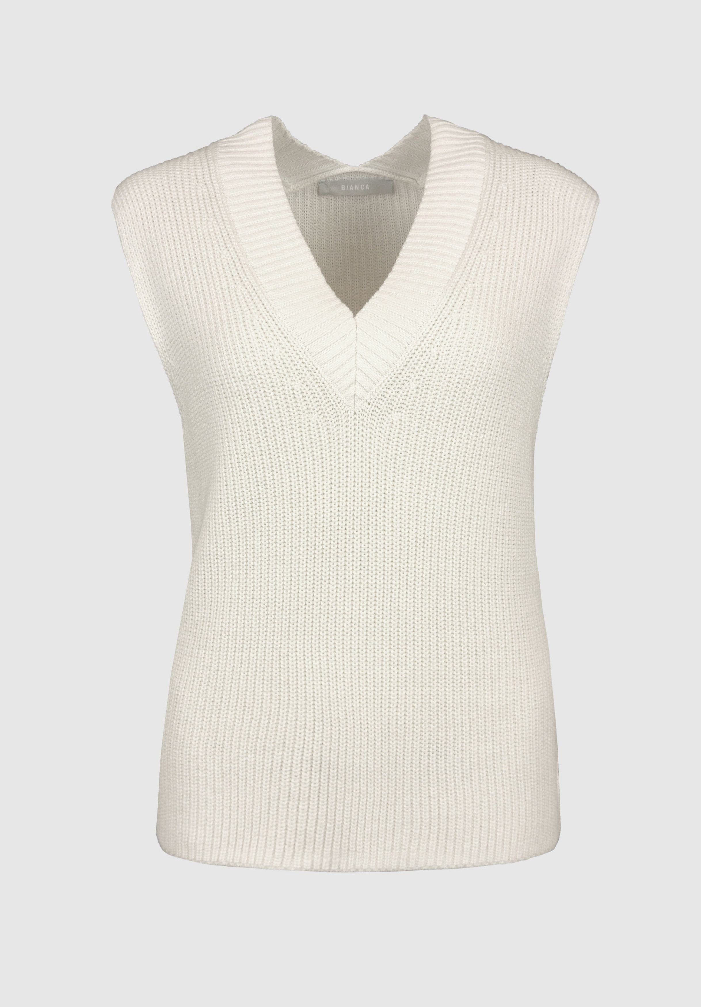 bianca Rundhalspullover