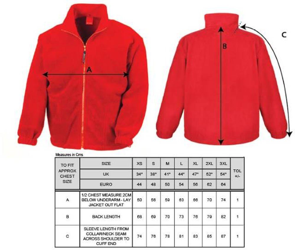 Result Fleecejacke Polartherm™ Active Fleece Jacke RT36 günstig online kaufen