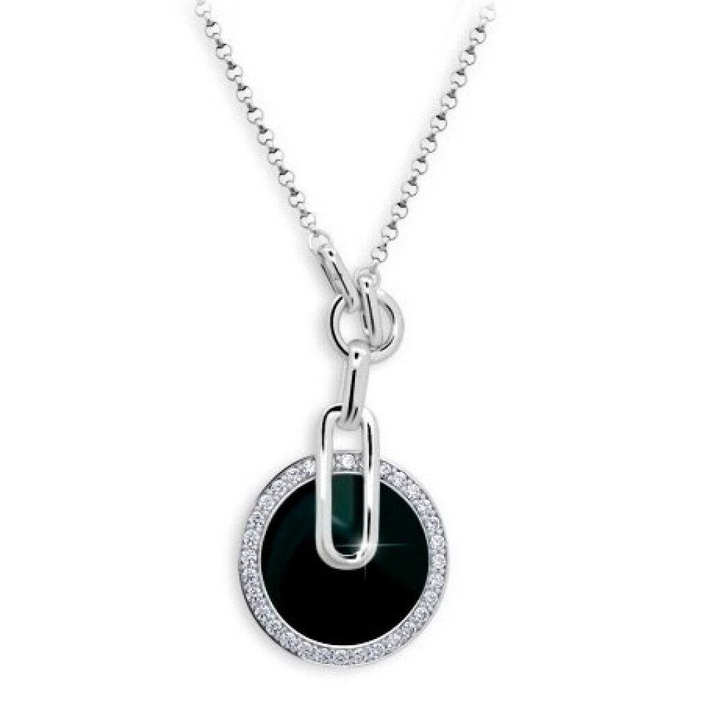 Kette mit Einhänger Original silver necklace with zircons JA51474CZ