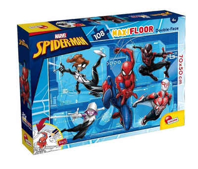 MARVEL Puzzle Marvel Puzzle Df Maxi Floor 108 Spiderman, Puzzleteile